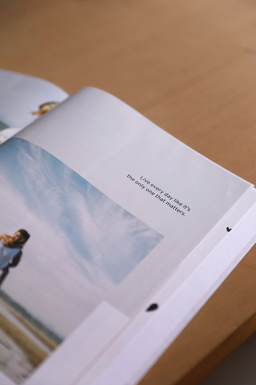 Photobook vide - Commencer à zéro